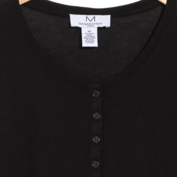 Button Front Henley Shirt - Picture 3 of 4